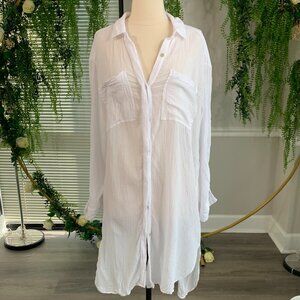 Beach Basics | Crinkle Twill Beach Shirt
